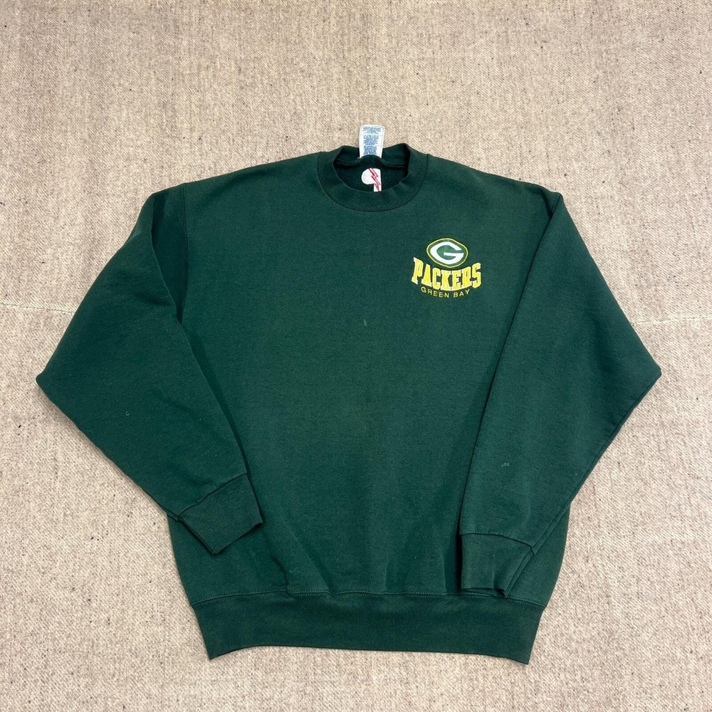 Vintage Green‎ Bay Packers Sweatshirt Mens XL Green 1990s NFL Pro Player